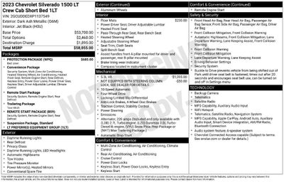 2023 Chevrolet Silverado 1500 LT