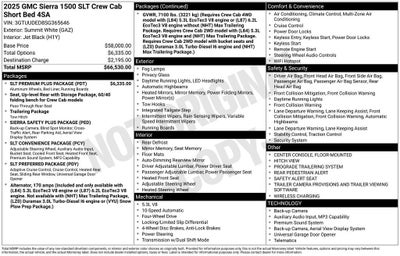 2025 GMC Sierra 1500 SLT