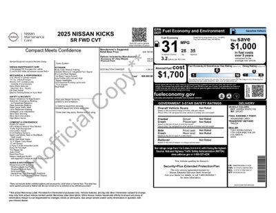 2025 Nissan Kicks SR FWD