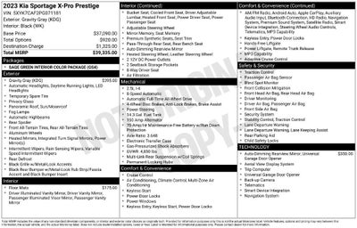 2023 Kia Sportage X-Pro Prestige