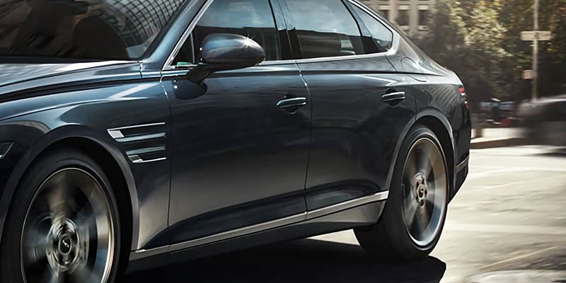 2021 Genesis G80 side profile