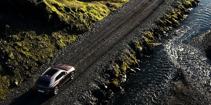 2022 Genesis GV70 driving offroad