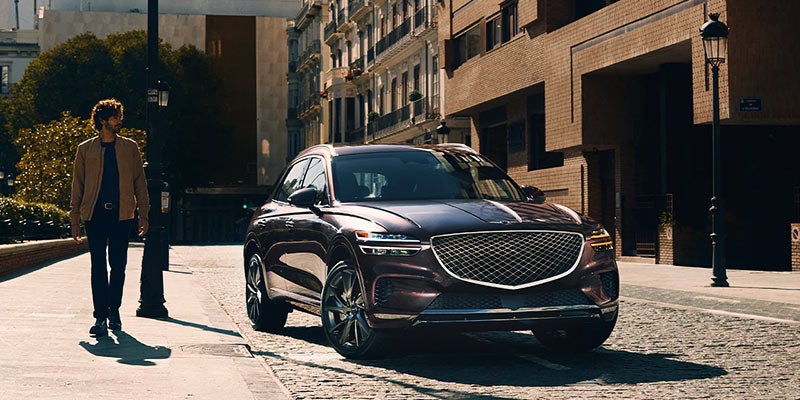 2022 Genesis GV70 parked downtown