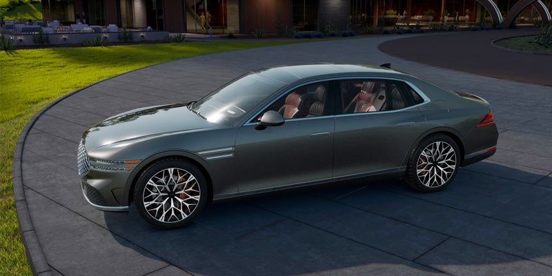 2024 Genesis G90 parked in driveway