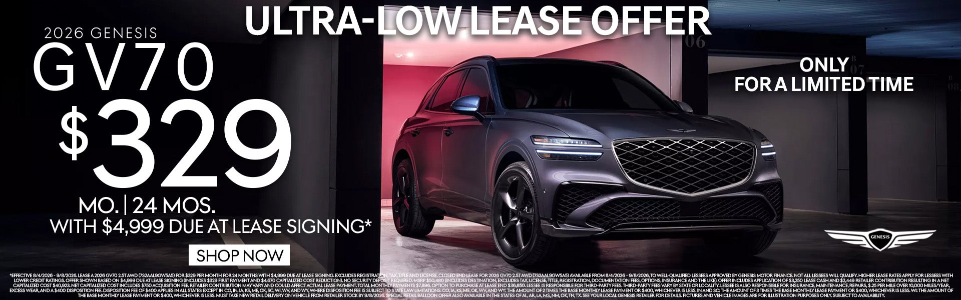 GV70 Lease
