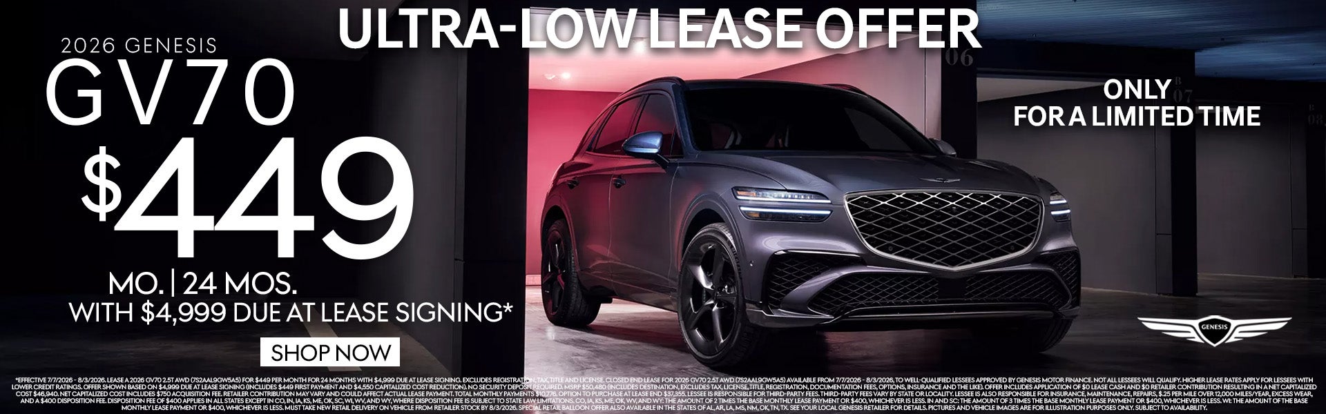 GV70 Lease