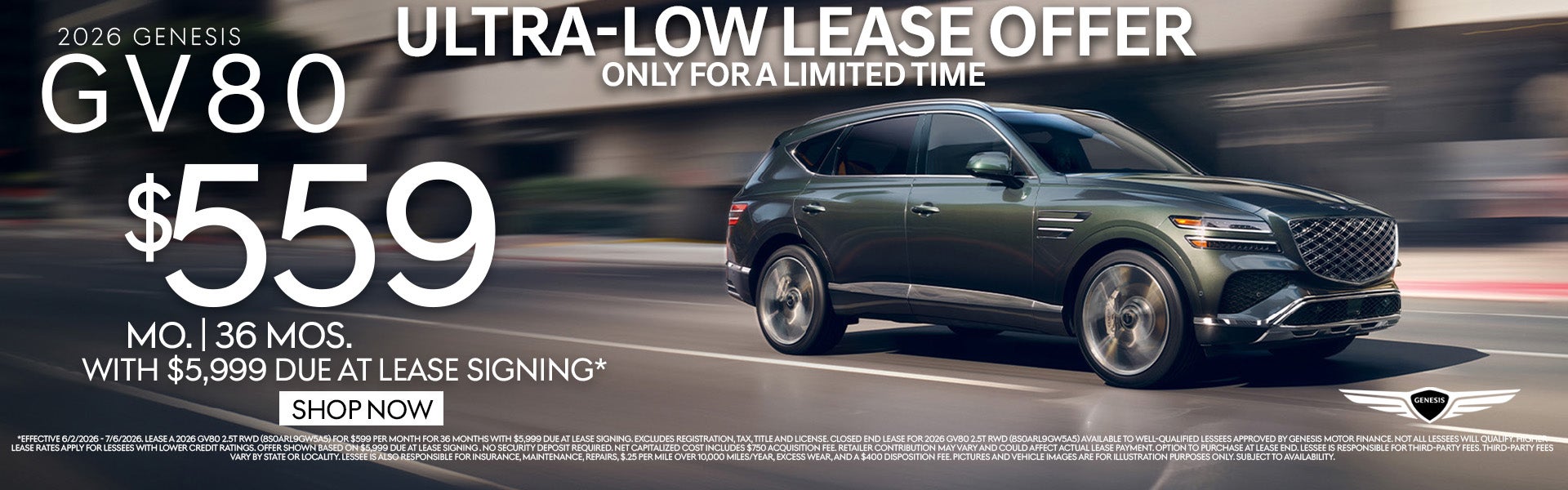 GV80 Lease