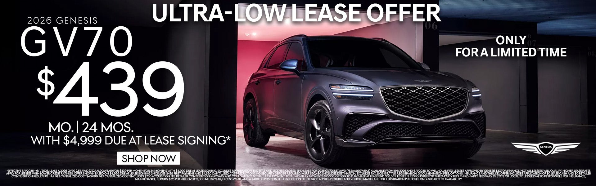 GV70 Lease