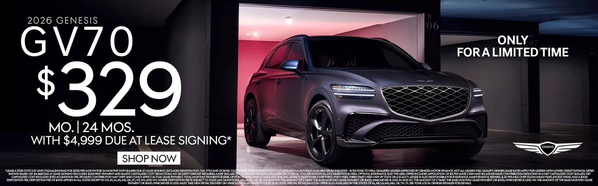 GV70 Lease